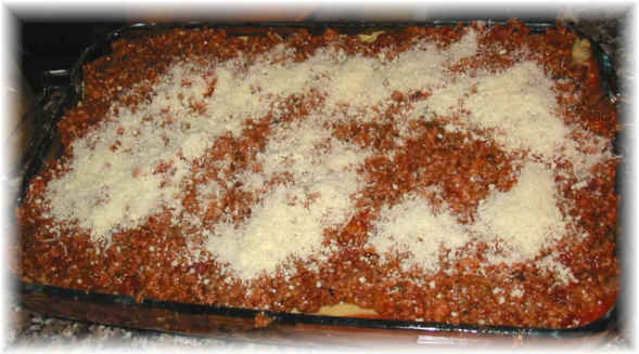 lasagne con ragout bologñesa 