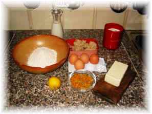 pastiera napoletana: ingredientes